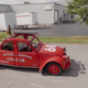 Illustration for article titled This Two-Headed Citroën 2CV Fire Vehicle Is A Weird, Symmetrical Hero